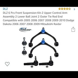 DLZ 6 Pcs Front Suspension Kit With